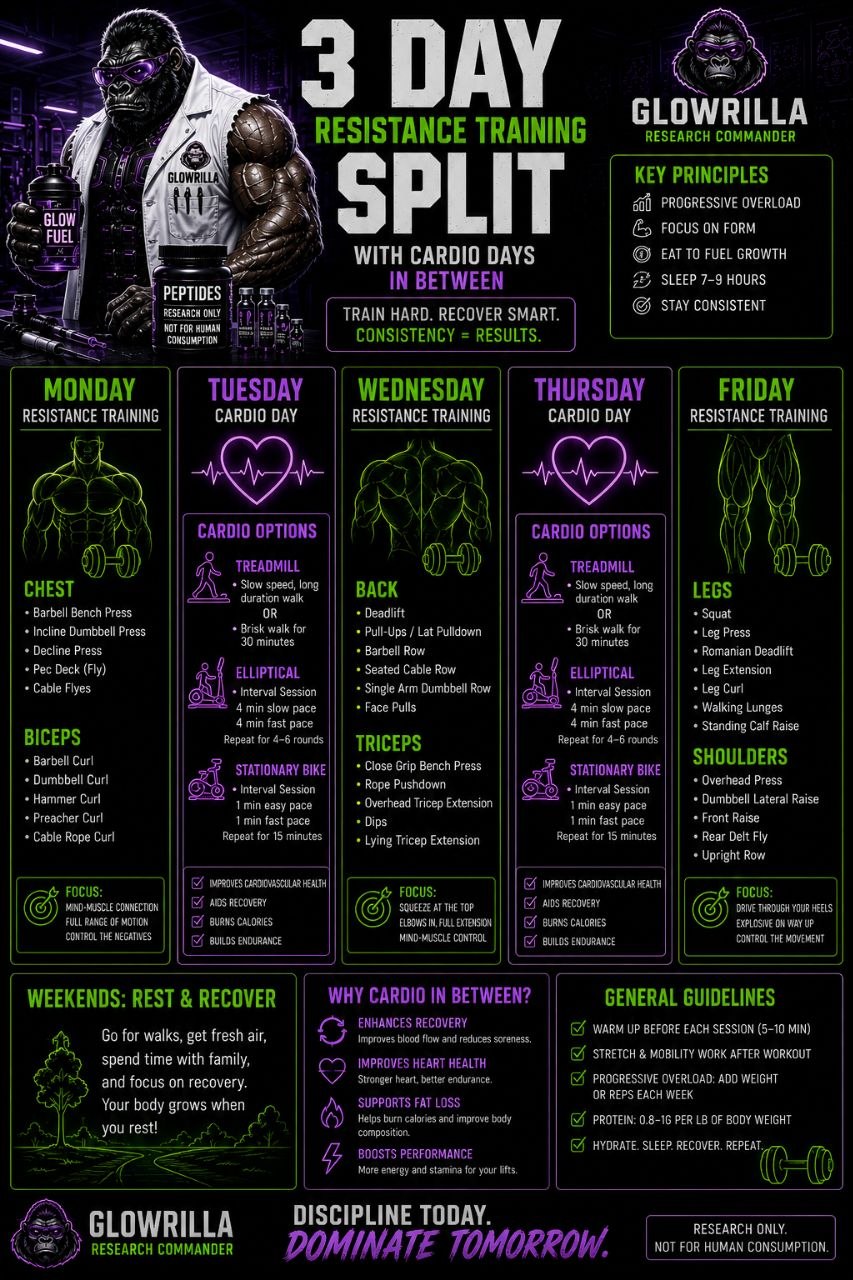 3 Day Workout Split