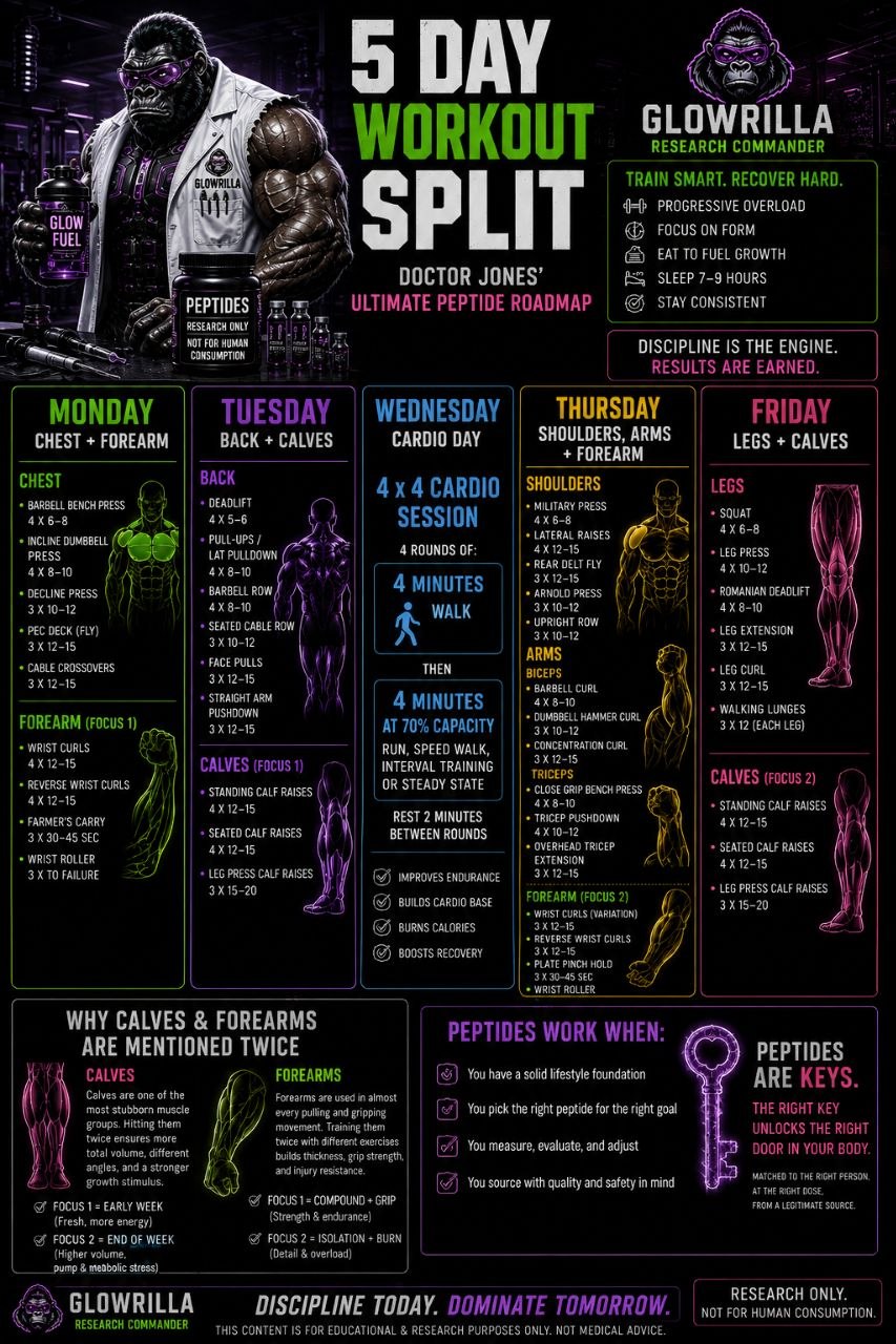 5 Day Workout Split