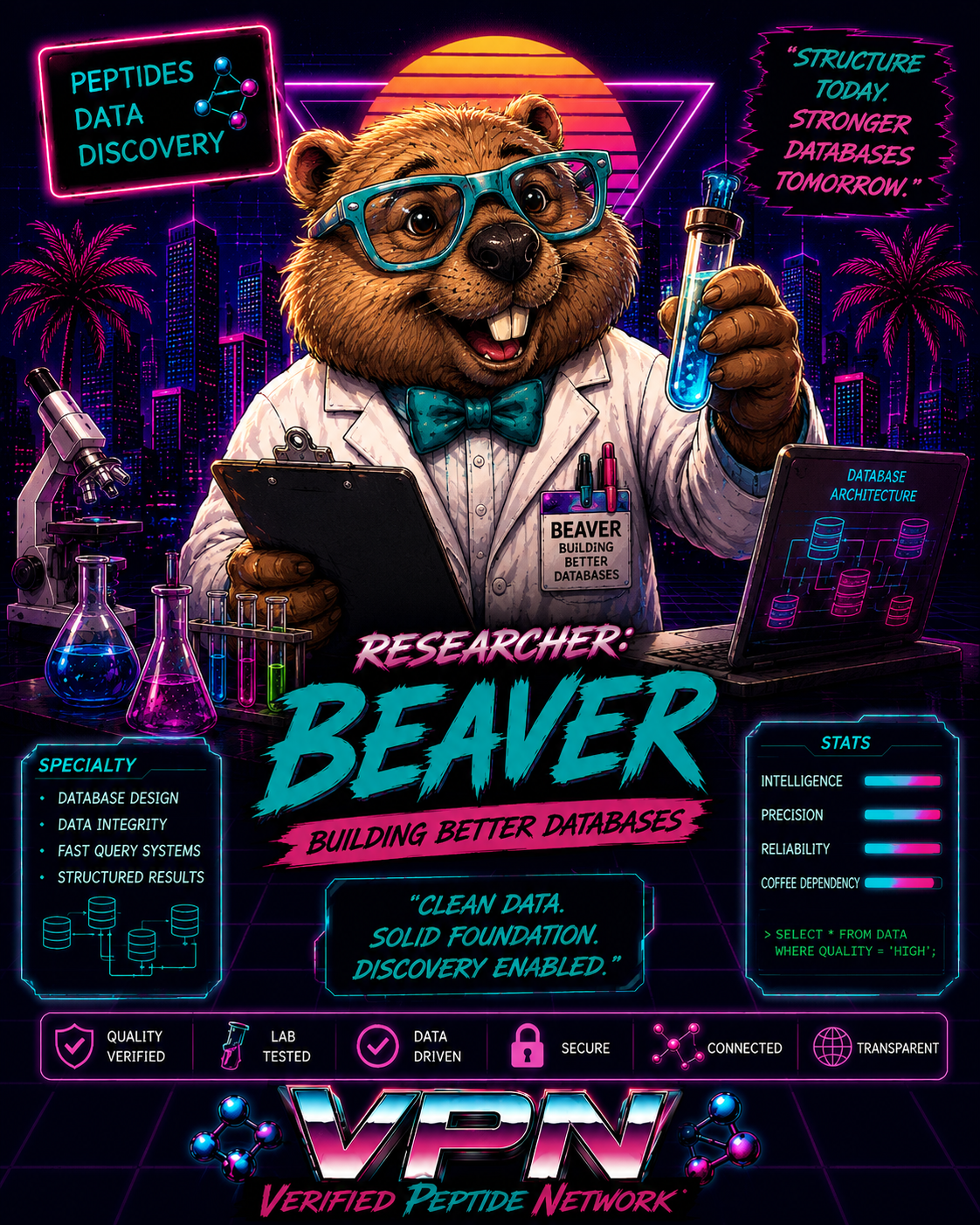 Researcher Beaver