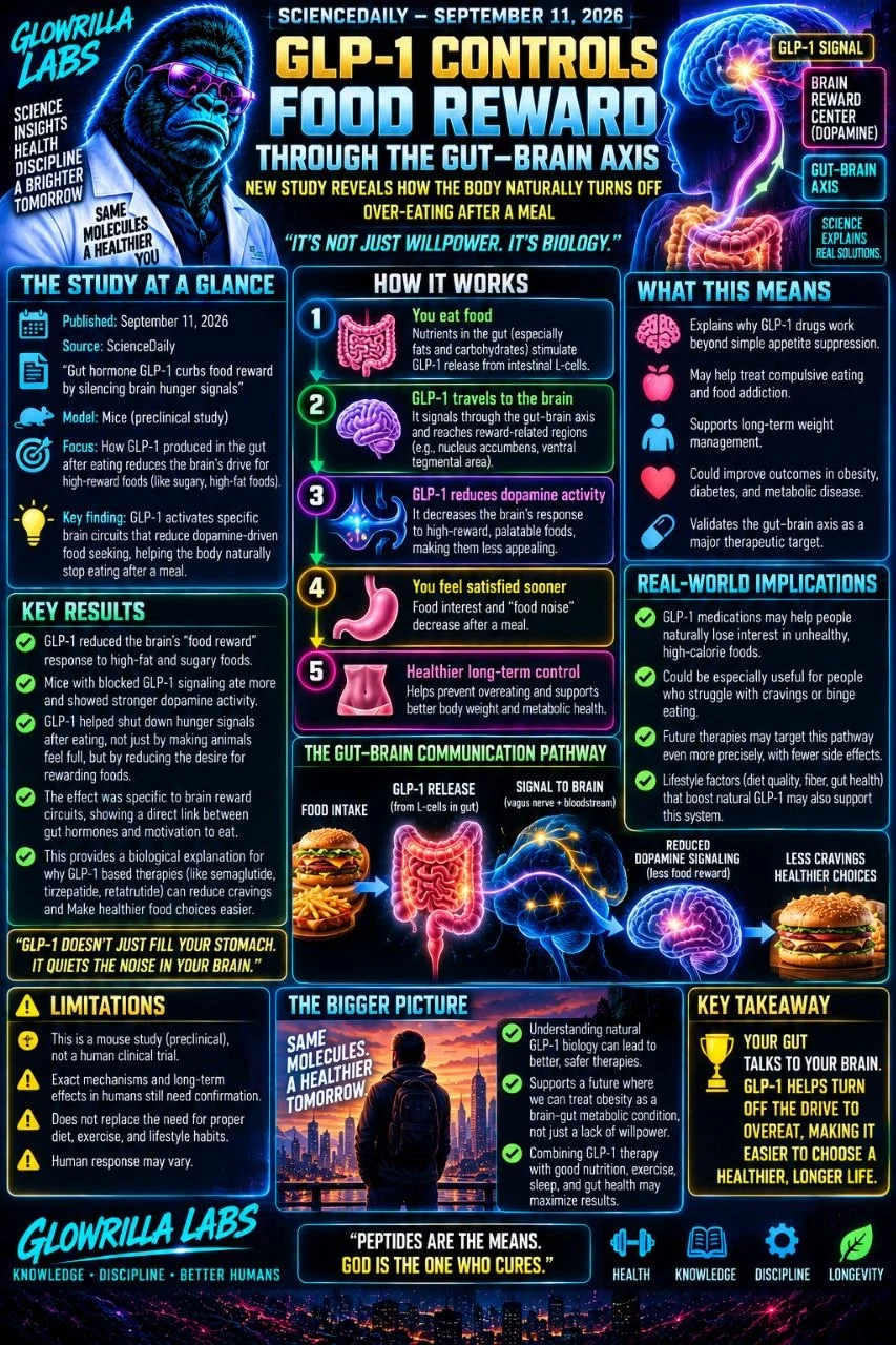 GLP-1 controls food reward