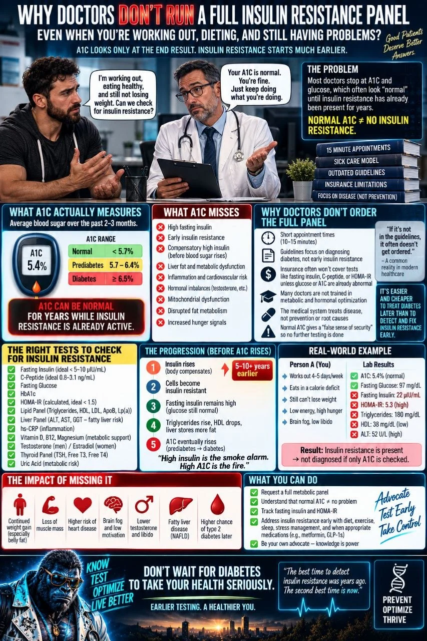 Why Doctors Don't Run a Full Insulin Resistance Panel
