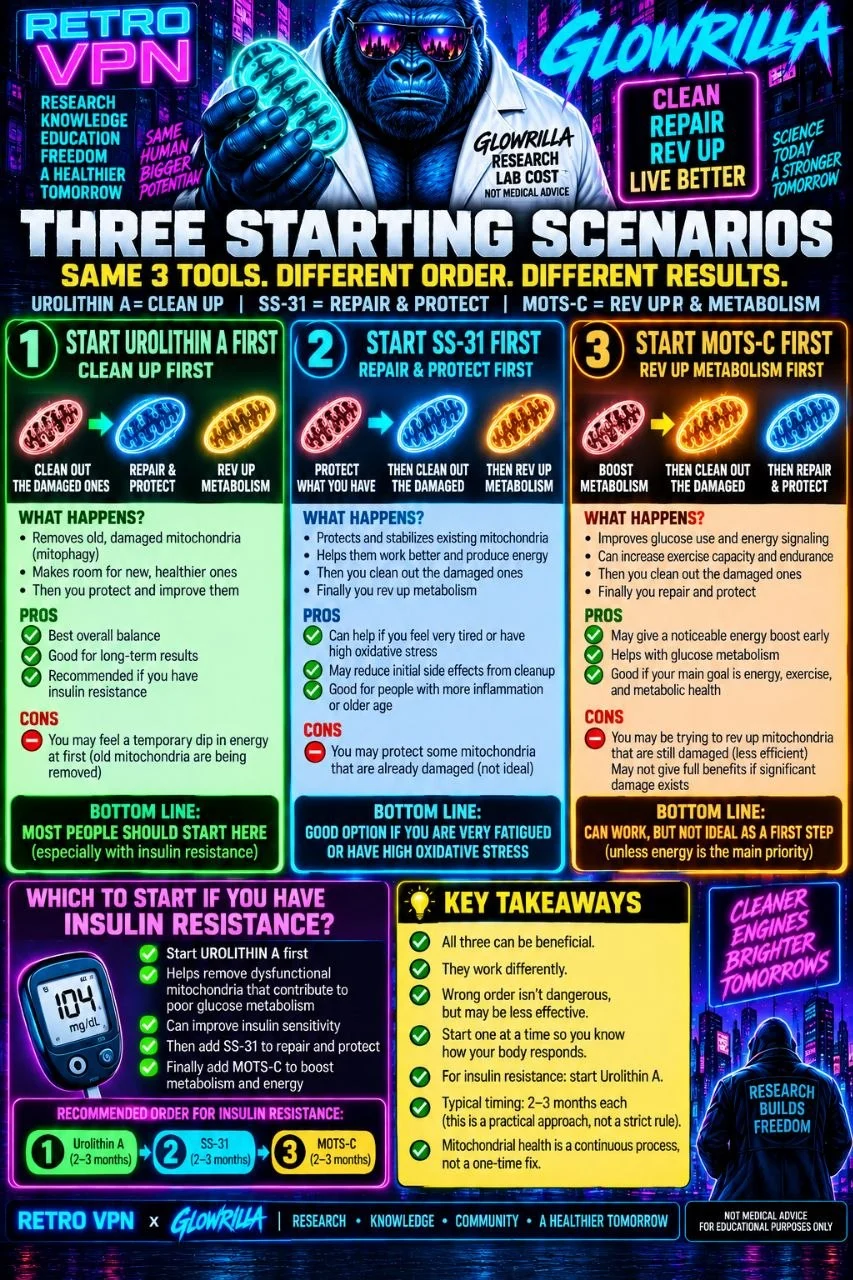 Mitochondria — Three Starting Scenarios