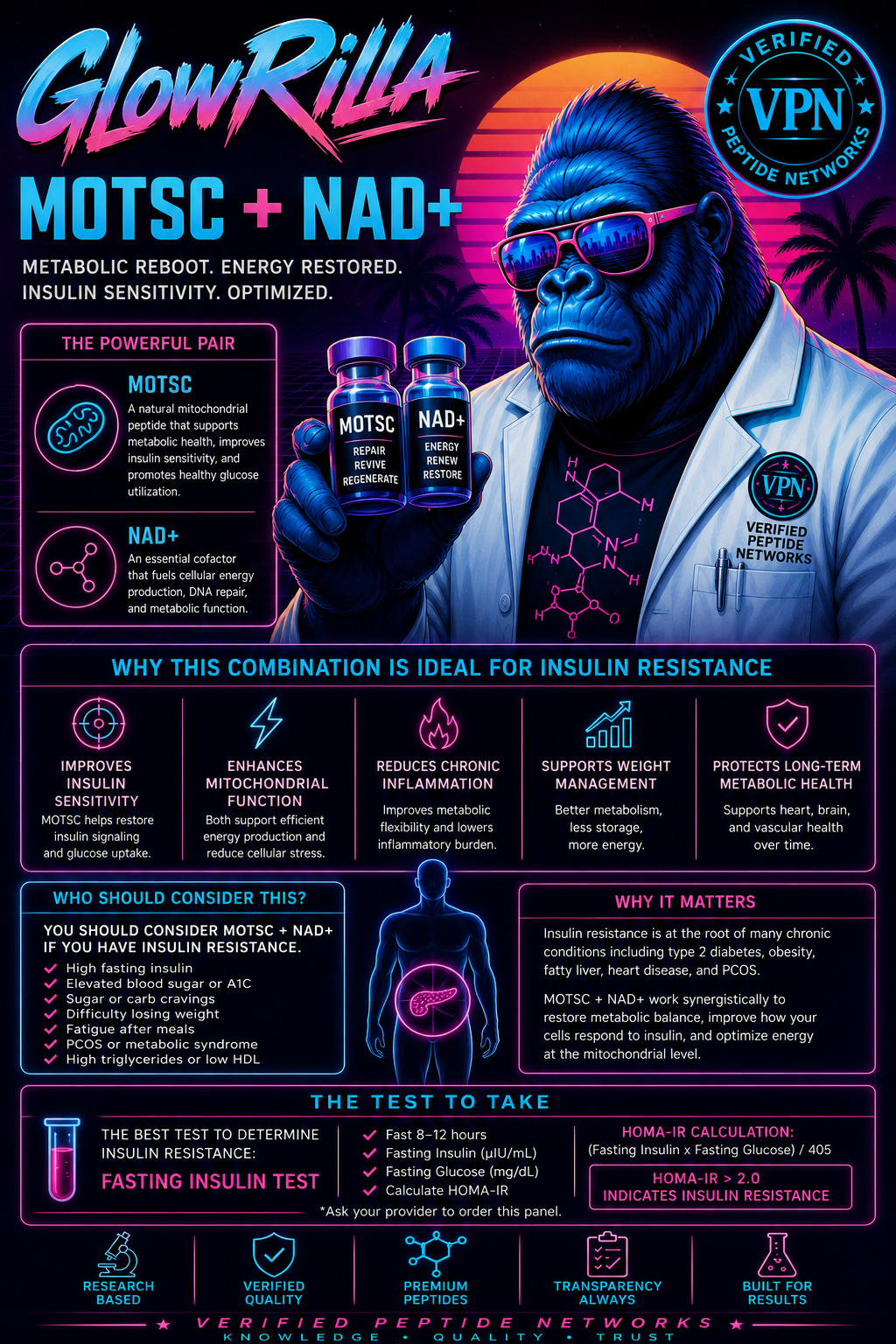 MOTSC + NAD+ Metabolic Reboot