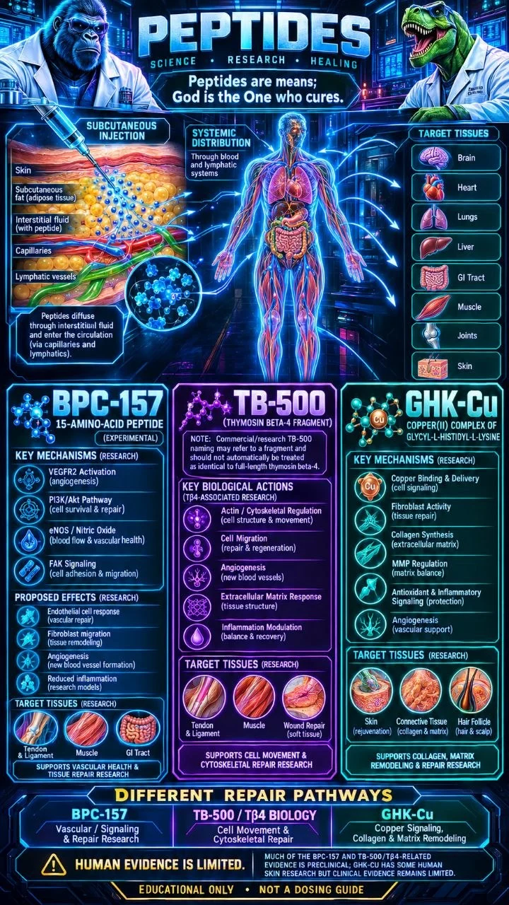 Peptides — Injection, Distribution, Target Tissues