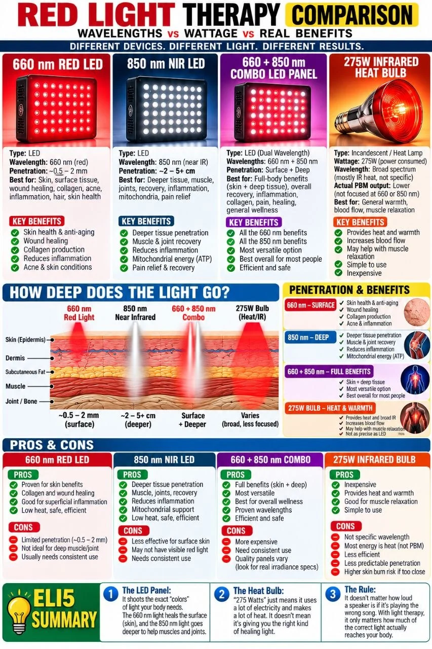 Red Light Therapy Comparison