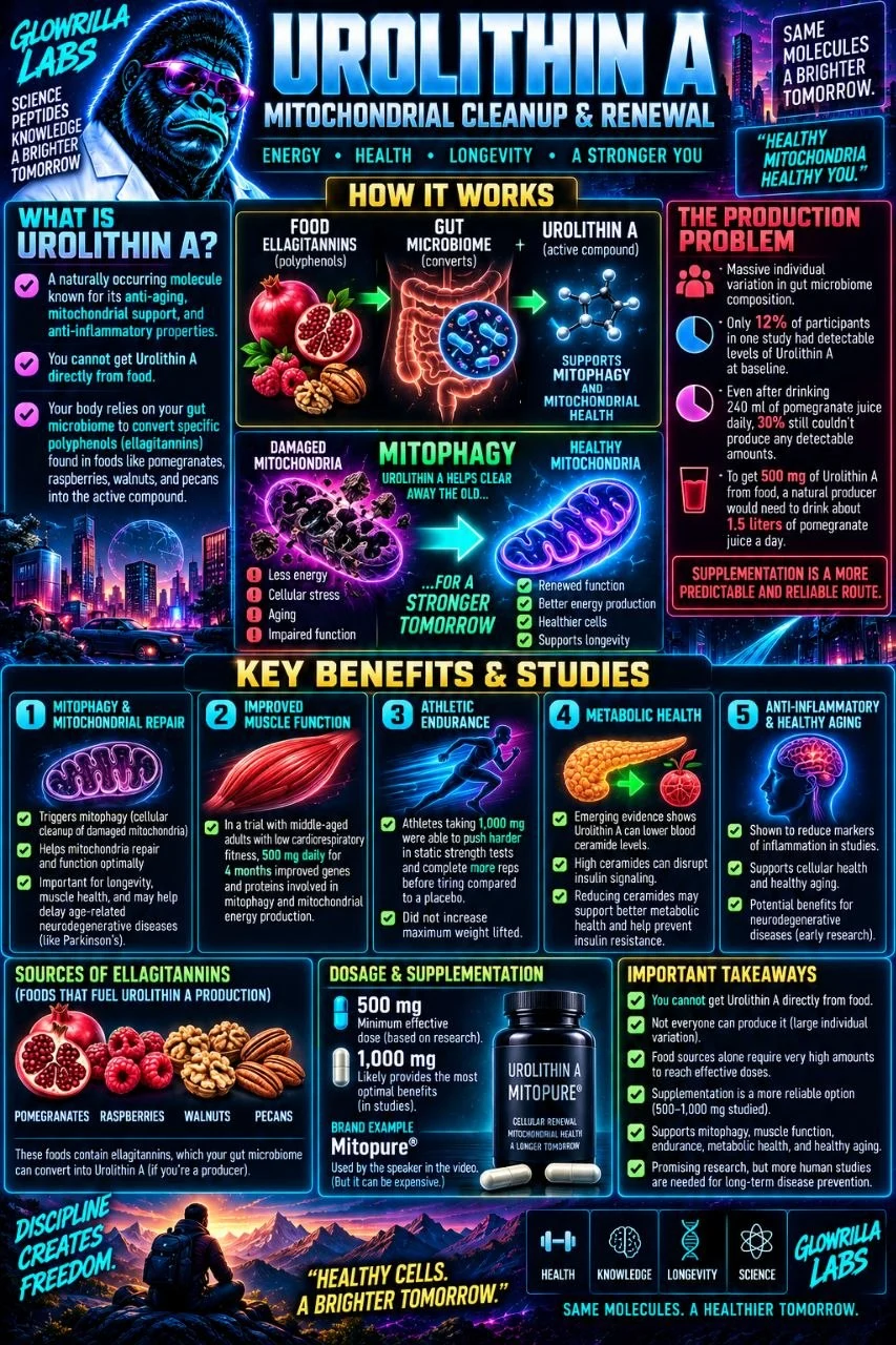 Urolithin A — Mitochondrial Cleanup & Renewal