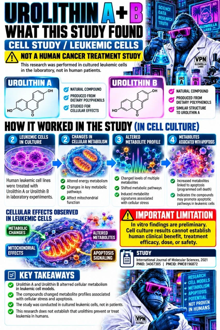 Urolithin A and B leukemic cell study