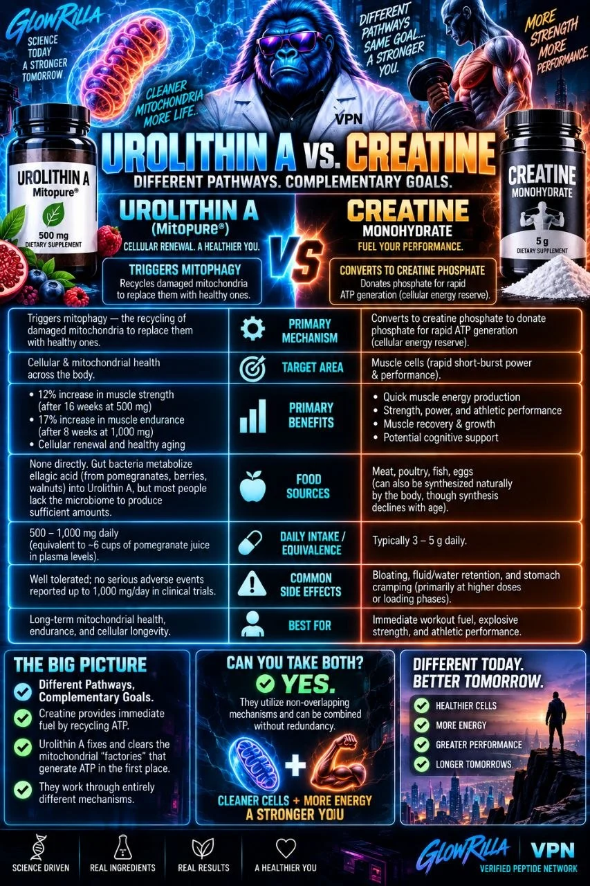 Urolithin A vs Creatine